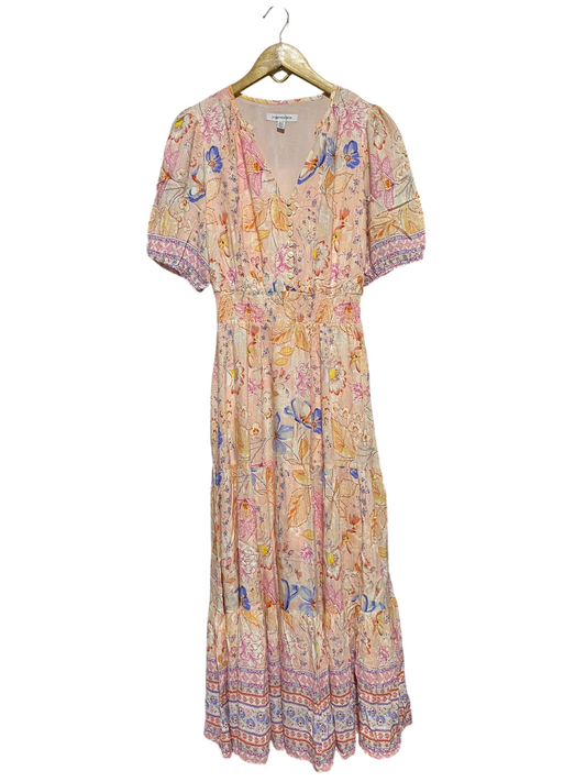 FOREVER NEW ||M| BUST 17| B17| FLORAL BOHO TIERED MAXI DRESS