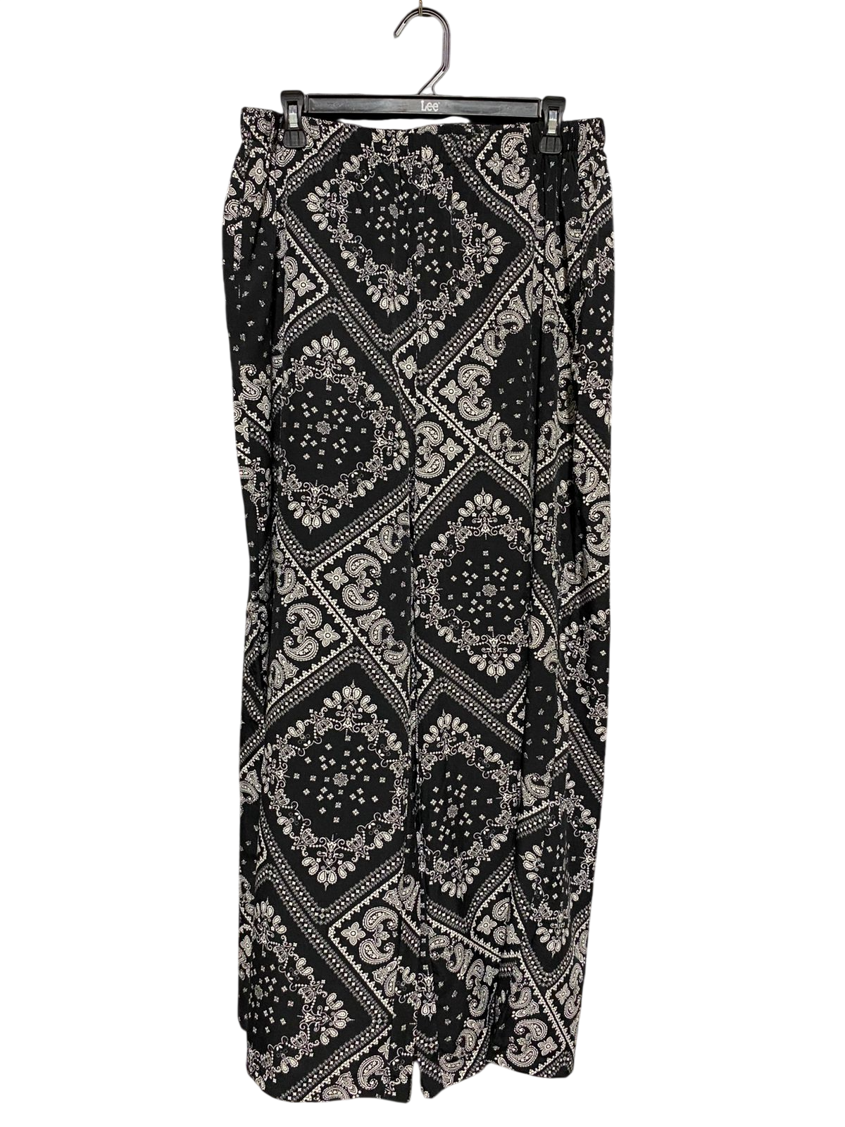 SHEIN CURVE |XL| WAIST 32| B17| ELEGANT BANDANA PAISLEY PRINT WIDE-LEG PALAZZO PANTS