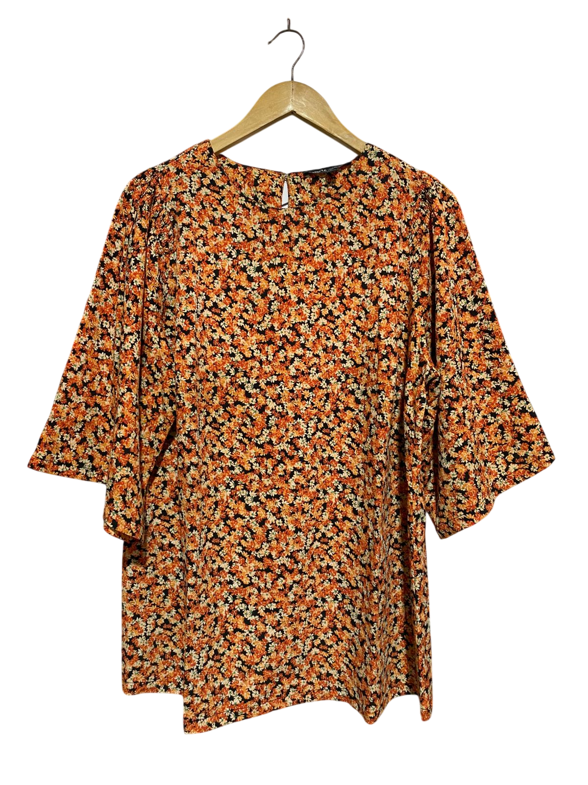 CAPSULE |XL|  BUST 23| B18| PERKINS AUTUMNAL FLORAL DITSY PRINT BLOUSE