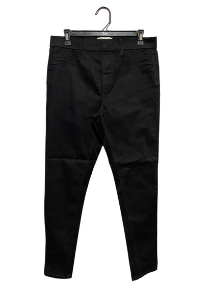NEW LOOK EMILEE |XL| WAIST 32| B18| HIGH-WAISTED BLACK SKINNY CHINOS