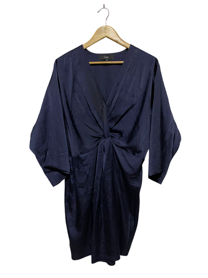 NEXT |XL| BUST 20| B18| ELEGANT NAVY TWIST-FRONT KNOT DRESS