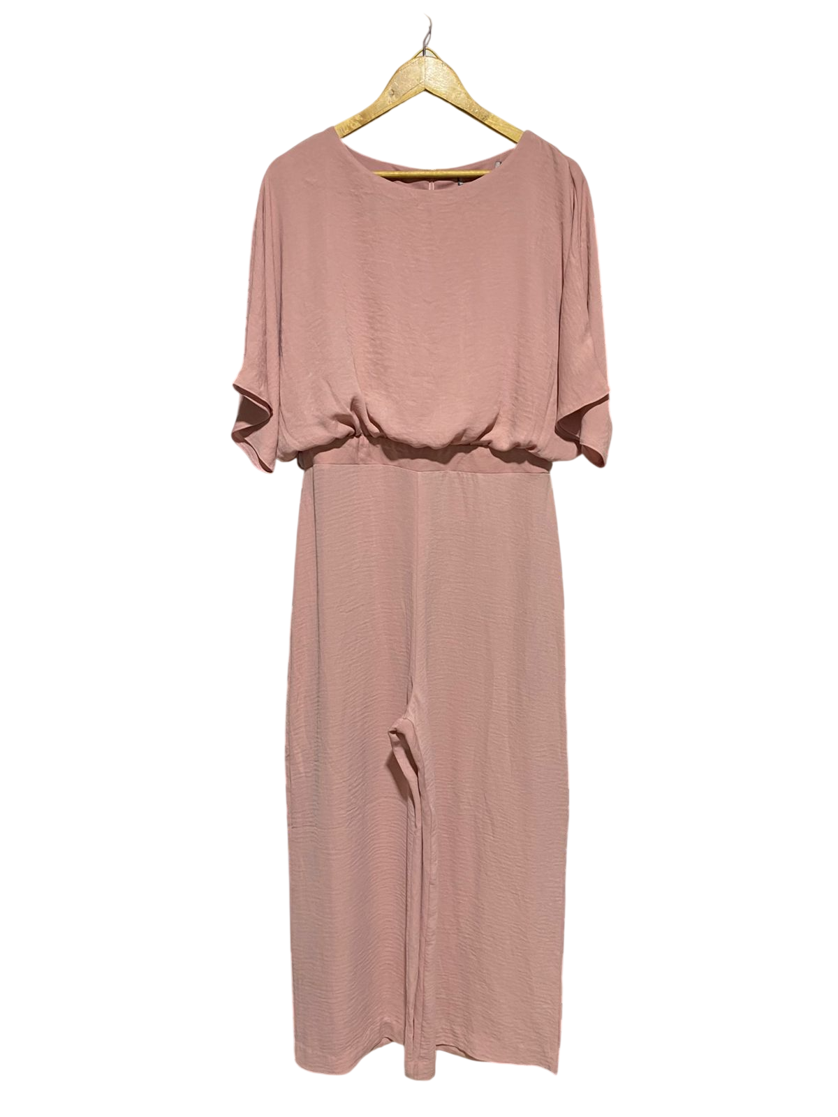 |XL| BUST FREE| B18| ELEGANT DUSTY ROSE WIDE-LEG JUMPSUIT