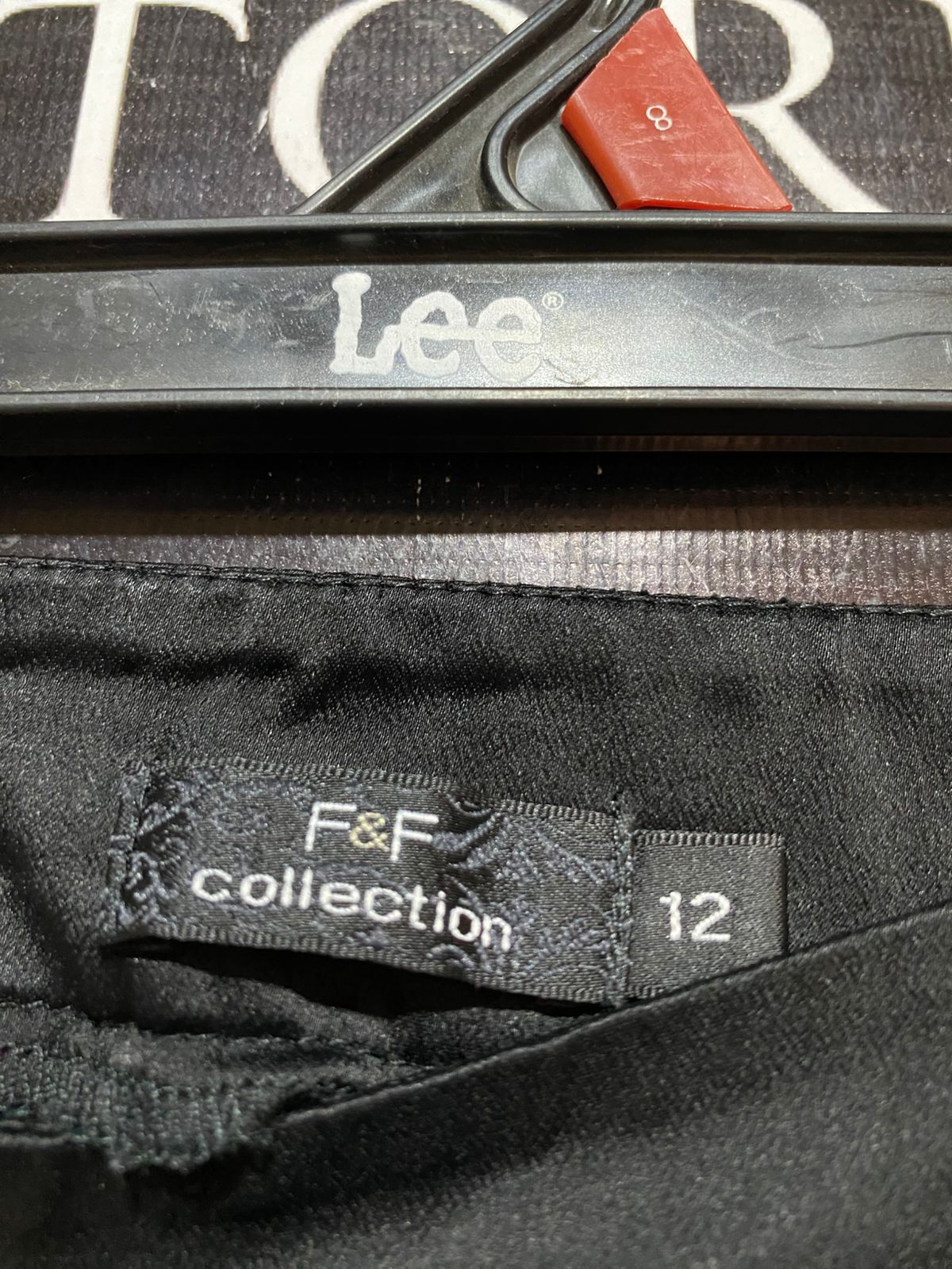 F&F |M| WAIST 28| B18| ELEGANT BLACK SATIN WIDE-LEG PALAZZO PANTS