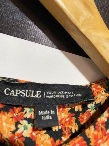 CAPSULE |XL|  BUST 23| B18| PERKINS AUTUMNAL FLORAL DITSY PRINT BLOUSE