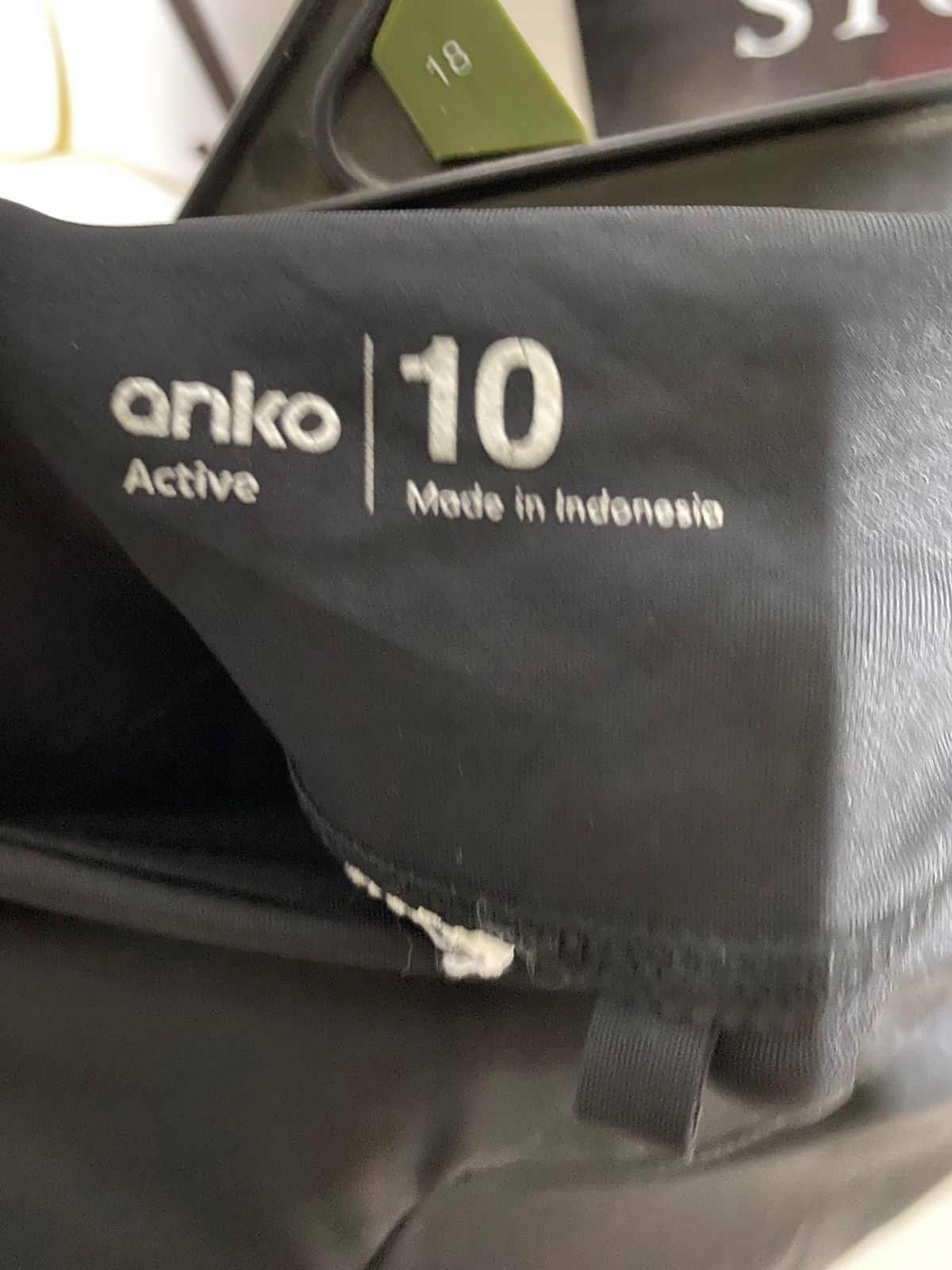 ANKO ACTIVE |S| WAIST 26| B17| CORE ESSENTIALS HIGH-WAISTED BLACK BIKER SHORTS WITH POCKETS