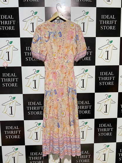 FOREVER NEW ||M| BUST 17| B17| FLORAL BOHO TIERED MAXI DRESS