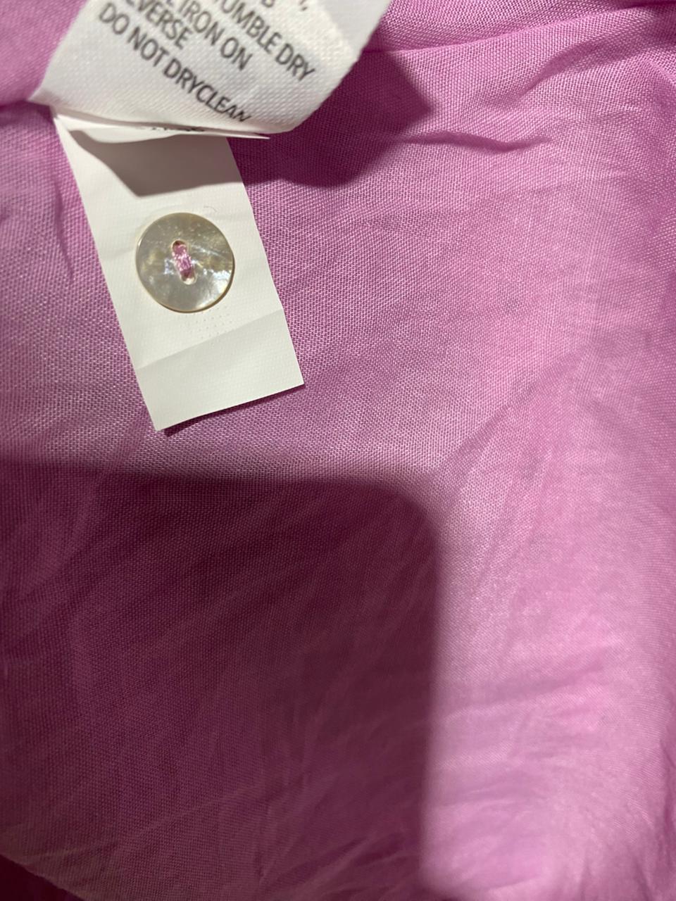 & ME |XL| BUST 21| B17| VIBRANT MAUVE EYELLET EMBROIDERY TIERED MINI DRESS