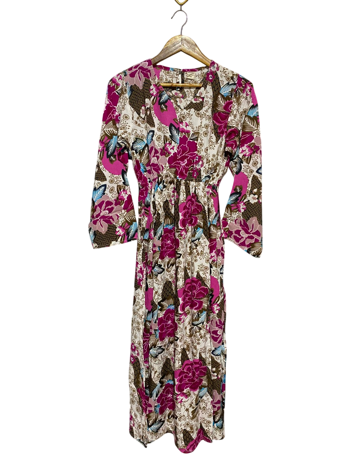 BEAUTIFUL |S/M| BUST 15| B19| COLLECTION BLCOLLECTION BLACK DITSY FLORAL V-NECK MIDI MAXI DRESSACK DITSY FLORAL V-NECK MIDI MAXI DRESS