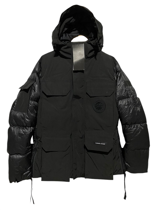 CANADA GOOSE |M/L| BUST 25| B19| BLACK LABEL HOODED PUFFER PARKA JACKET