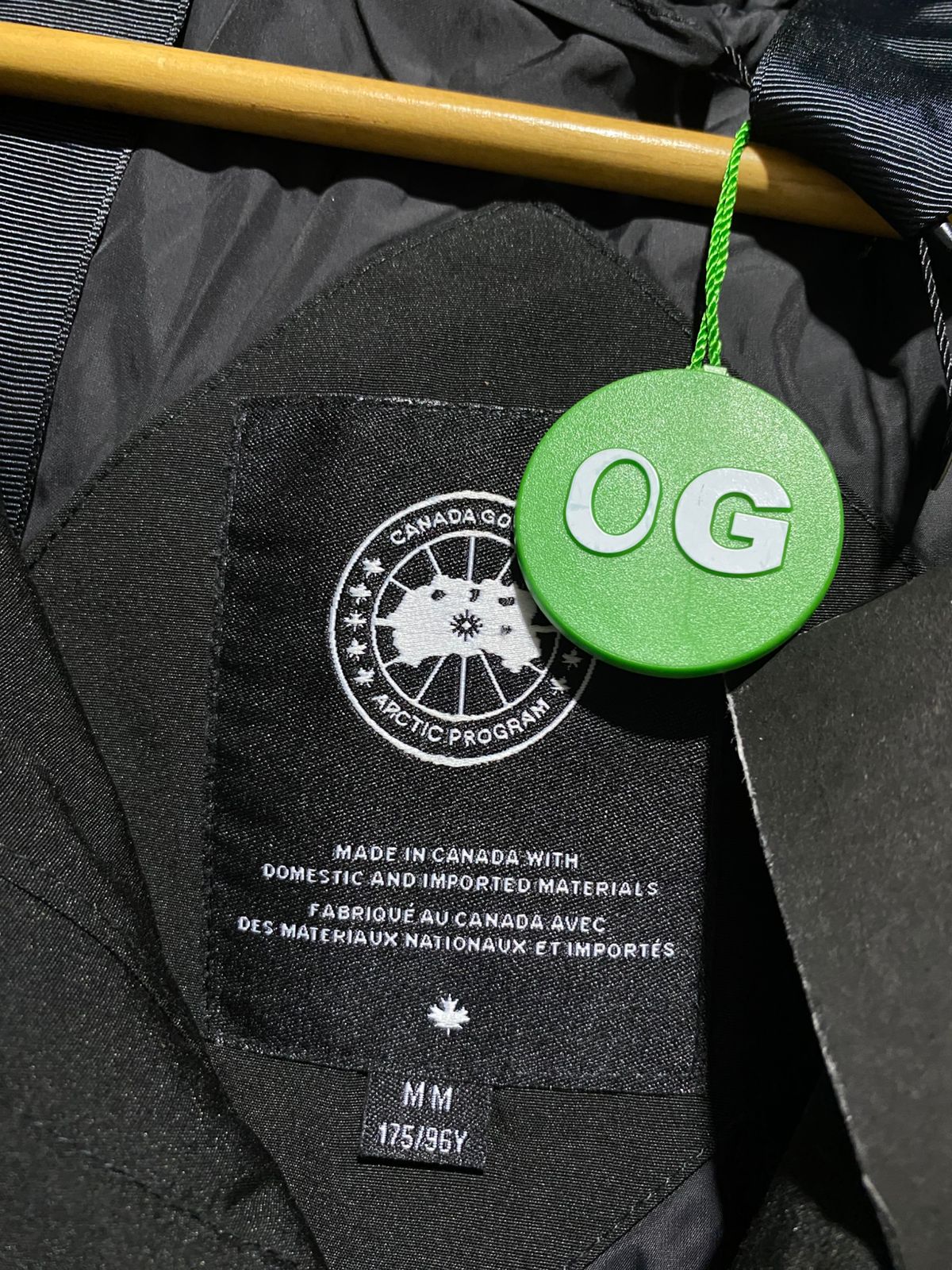 CANADA GOOSE |M/L| BUST 25| B19| BLACK LABEL HOODED PUFFER PARKA JACKET