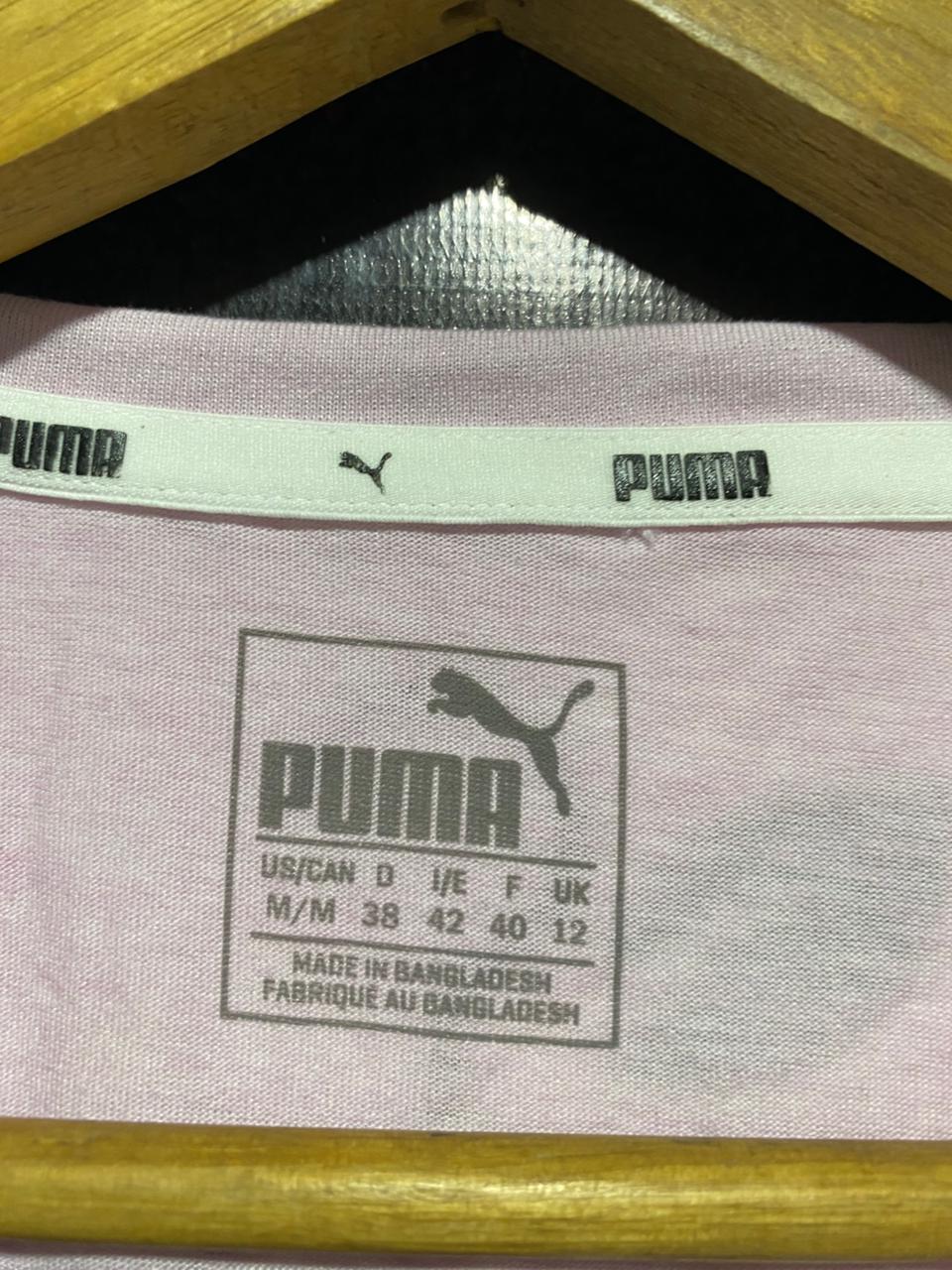 PUMA |M| BUST 18| B19| WOMEN'S ESSENTIALS LOGO T-SHIRT IN LIGHT LILAC PINK
