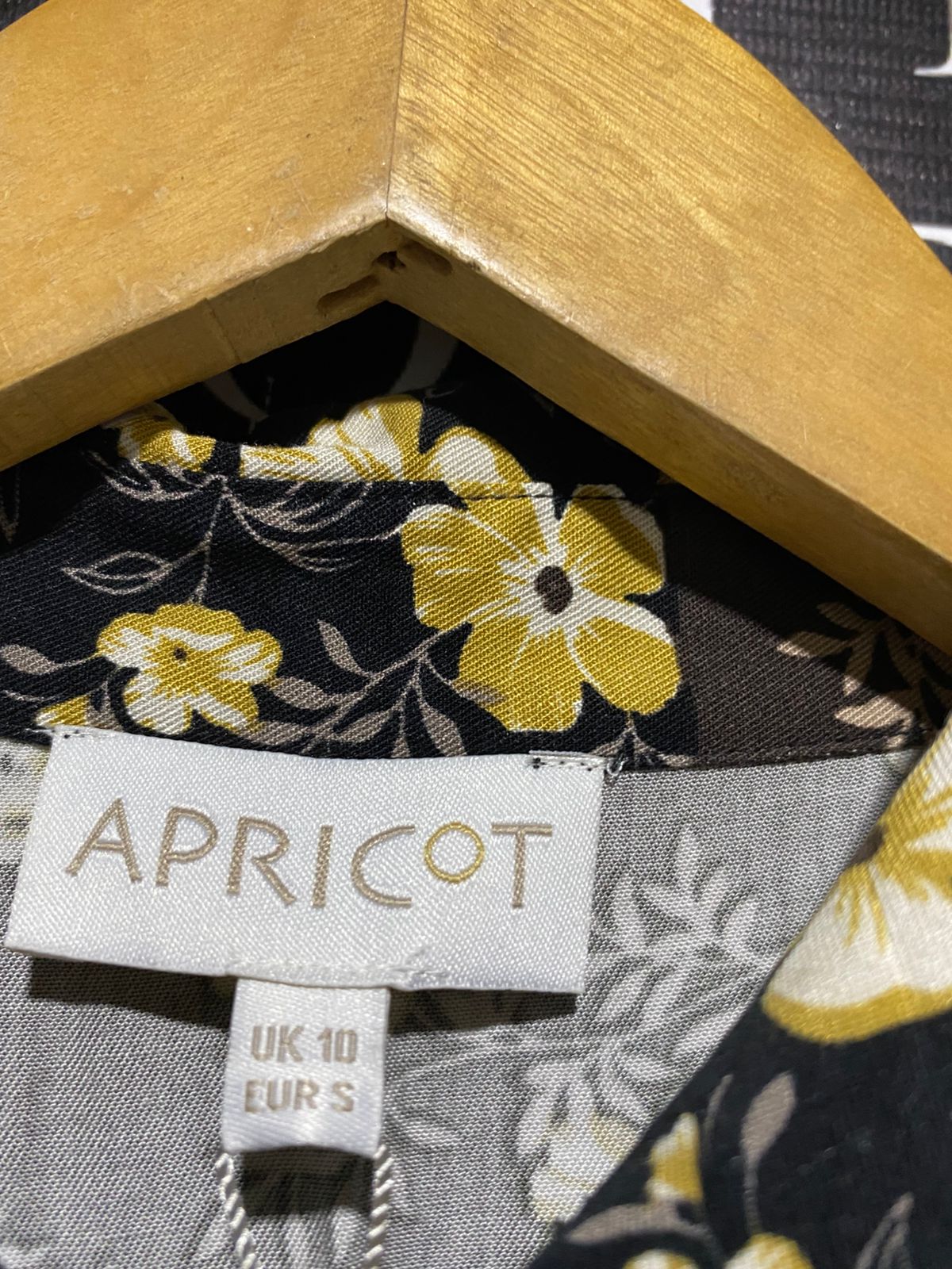 APRICOT |M| BUST 18| B18| PATCHWORK FLORAL PRINT MAXI SHIRT DRESS