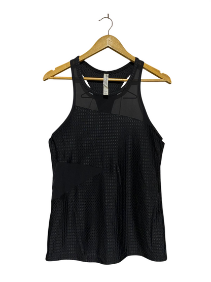 LORNA JANE |L| BUST 17| B20| PREMIUM BLACK MESH PERFORMANCE TANK TOP