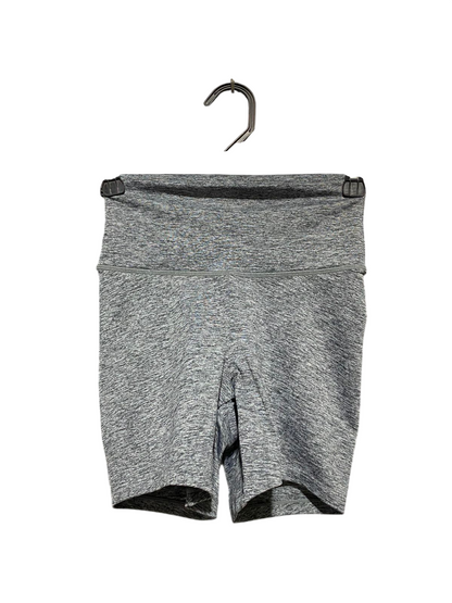 ROCK WEAR |XS| WAIST 22| B20| PREMIUM HIGH-WAISTED GREY MARL BIKER SHORTS