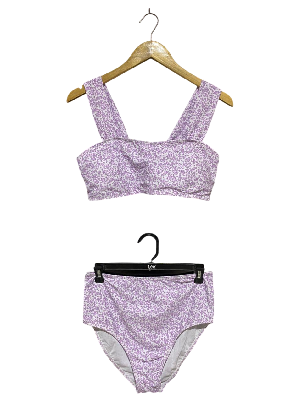 |L| B20| TWO-PIECE FLORAL PRINT BIKINI SET
