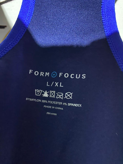 FORM FOCUS |L| BUST 15| B20| PREMIUM FRONT ZIP HIGH-IMPACT SPORTS BRA