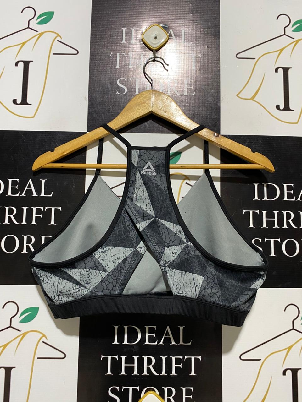 REBOOK |XL| BUST 17| B20| SPEEDWICK GEOMETRIC PRINT SPORTS BRA