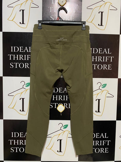 LORNA JANE |M| WAIST 28| B20| OLIVE GREEN 7/8 LEGGINGS – HIGH-RISE ACTIVEWEAR WITH POCKETS