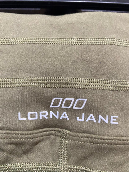 LORNA JANE |M| WAIST 28| B20| OLIVE GREEN 7/8 LEGGINGS – HIGH-RISE ACTIVEWEAR WITH POCKETS