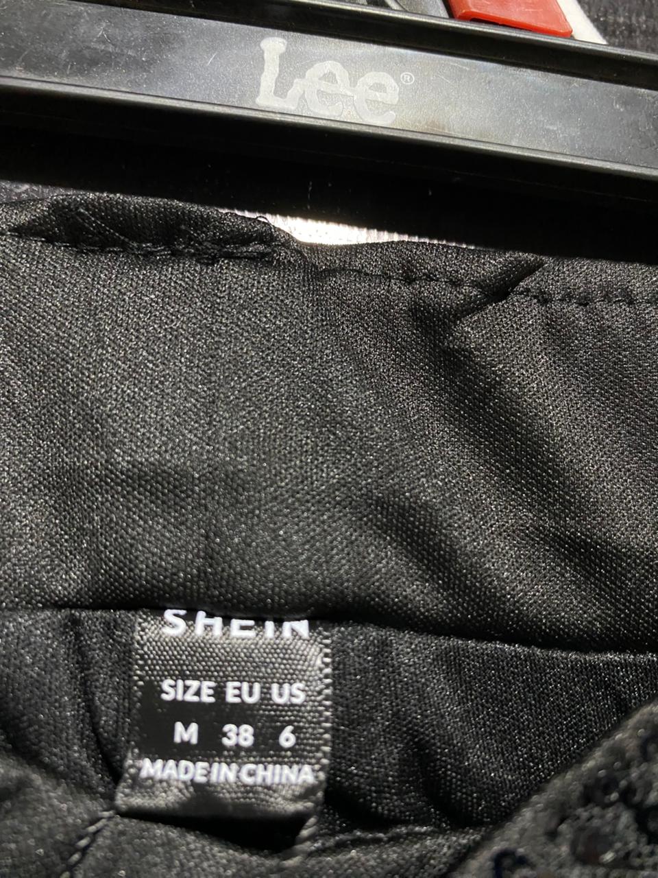 SHEIN |M| WAIST 27| B20| BLACK SHIMMER SEQUIN JOGGER PANTS
