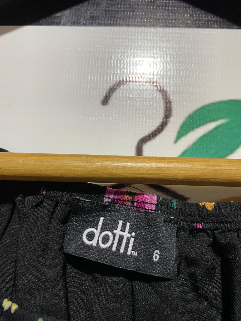 DOTTI |M| BUST 17| B20| VIBRANT FLORAL PRINT LONG SLEEVE CROP TOP