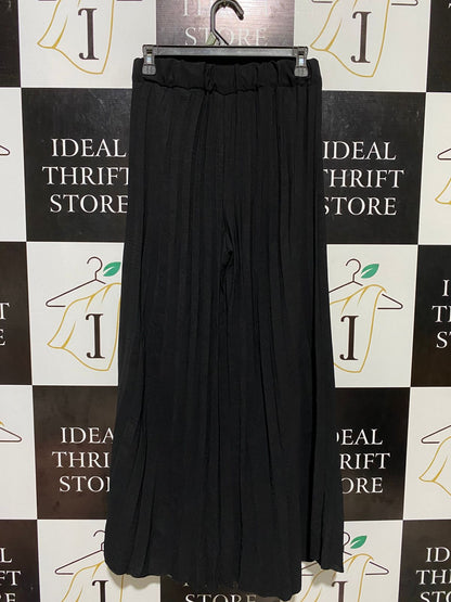 LUCY |S| WAIST 26| B20| BLACK PLEATED WIDE LEG PALAZZO PANTS