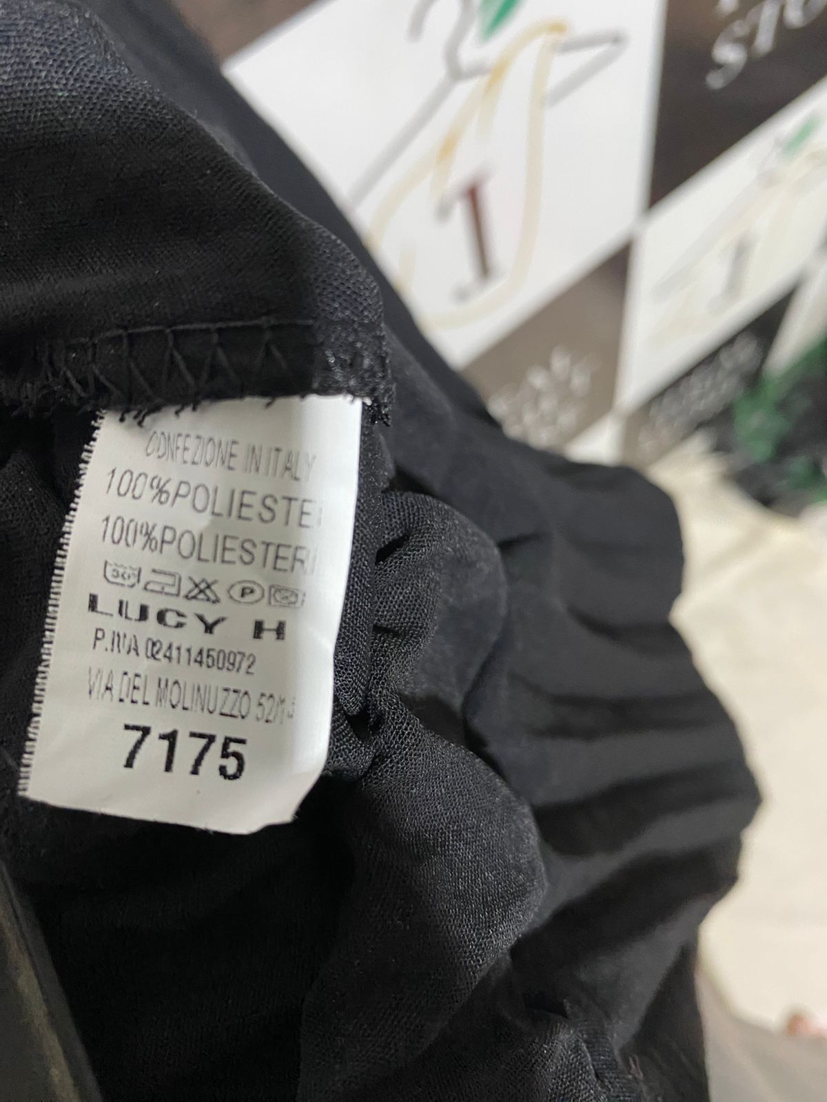 LUCY |S| WAIST 26| B20| BLACK PLEATED WIDE LEG PALAZZO PANTS