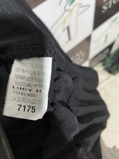 LUCY |S| WAIST 26| B20| BLACK PLEATED WIDE LEG PALAZZO PANTS