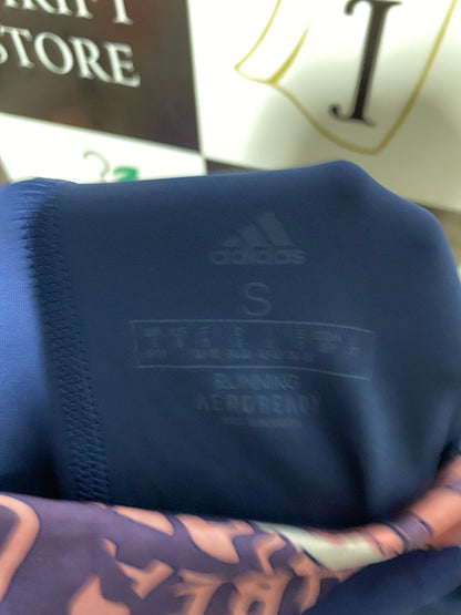 ADIDAS |S| WAIST 26| B20| WOMEN'S MULTICOLOR PRINTED ATHLETIC LEGGINGS