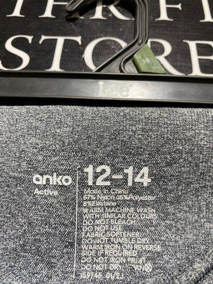 ANKO ACTIVE |M| WAIST 28| B20| WOMEN'S GREY HEATHER SEAMLESS LEGGINGS