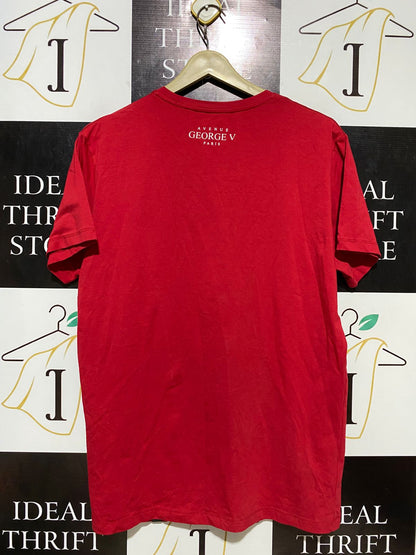 GEORGEV |L| BUST 21| B20| LUXURY RED TIGER GRAPHIC T-SHIRT