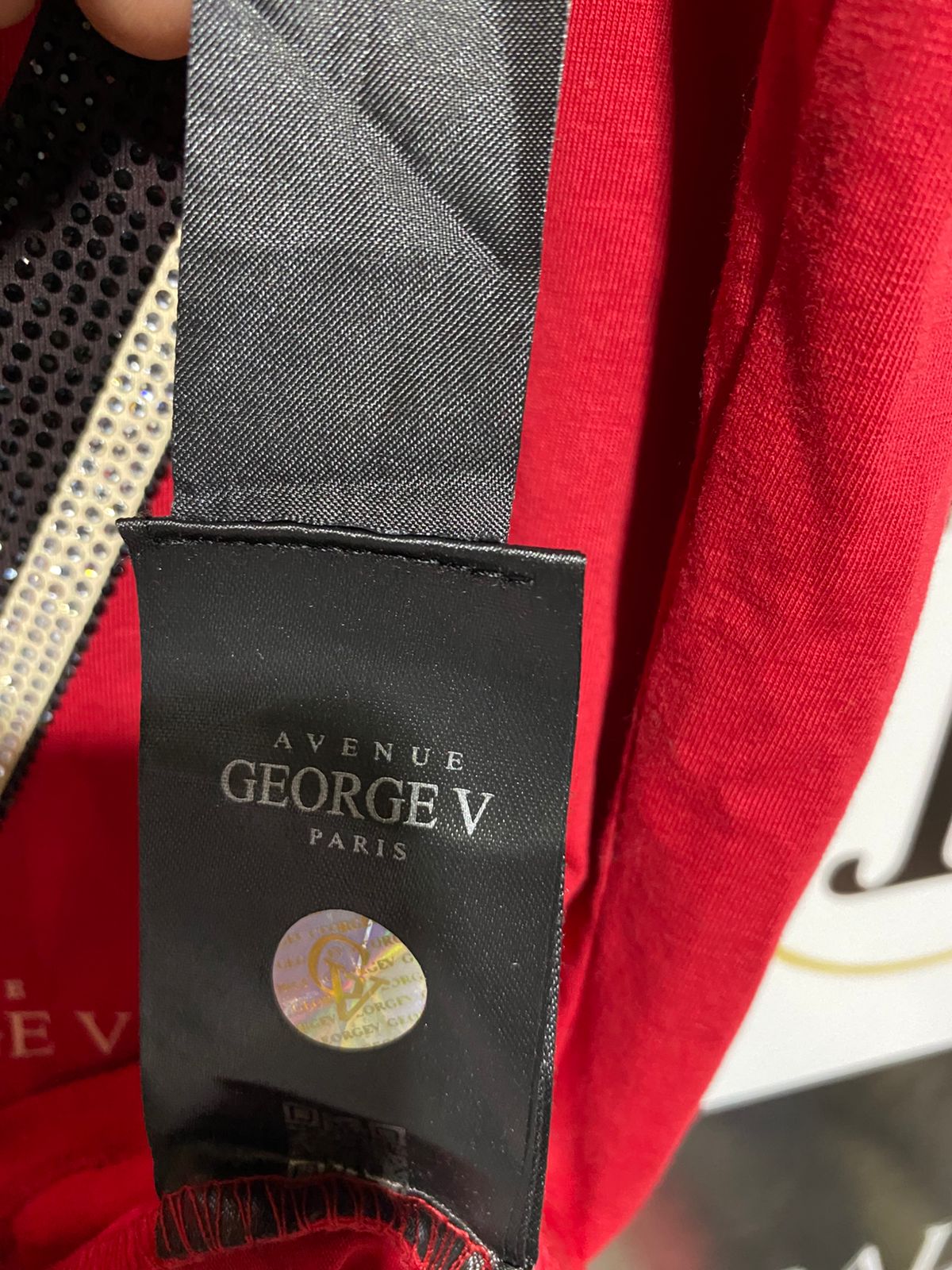 GEORGEV |L| BUST 21| B20| LUXURY RED TIGER GRAPHIC T-SHIRT