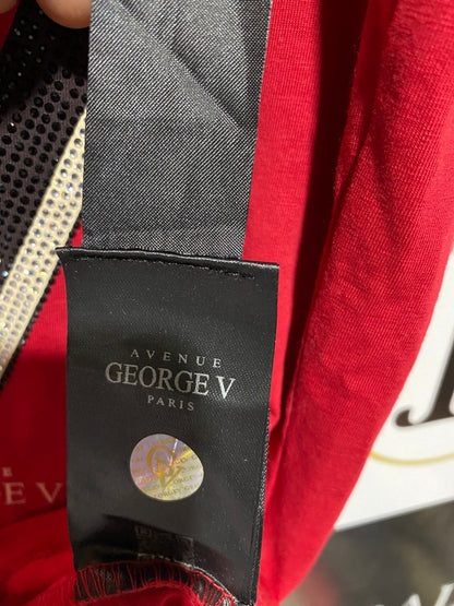 GEORGEV |L| BUST 21| B20| LUXURY RED TIGER GRAPHIC T-SHIRT