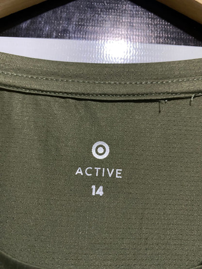 ACTIVE |L| BUST 20| B20| OLIVE GREEN ACTIVE TANK TOP