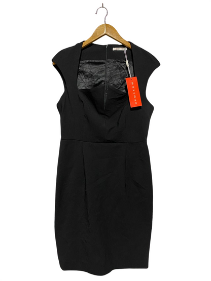 MOSSMAN |M| BUST 17| B20| CLASSIC BLACK CAP SLEEVE MINI DRESS