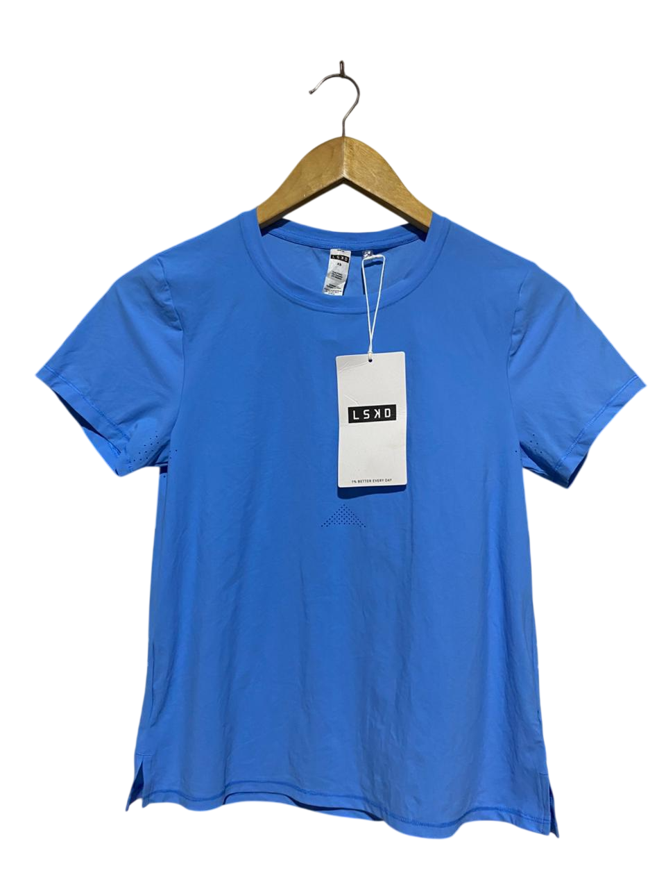 LSKD |XS| BUST 15| B20| WOMEN'S PERFORMANCE SHORT SLEEVE TRAINING TEE IN SKY BLUE