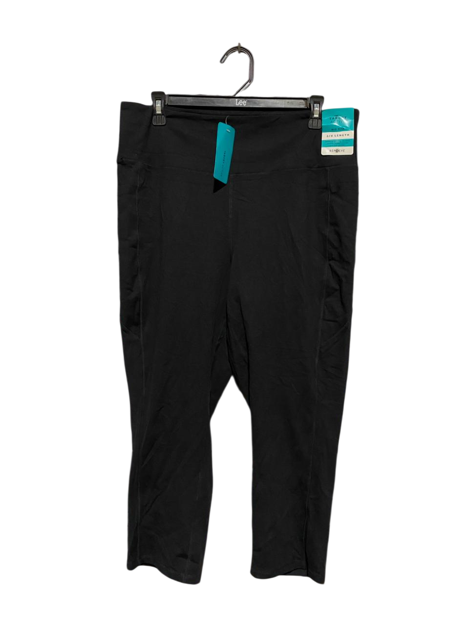 TARGET ACTIVE |XL| WAIST 34| B20| BLACK 3/4 LENGTH MID-RISE LEGGINGS