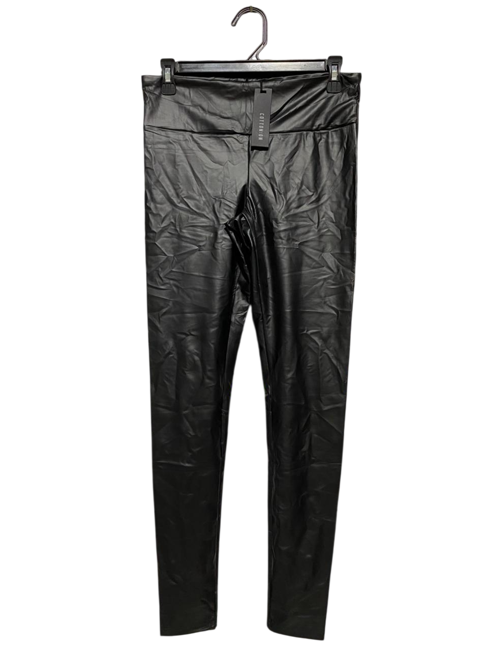 COTTON ON |M| WAIST 28| B20| FAUX LEATHER HIGH-WAIST LEGGINGS