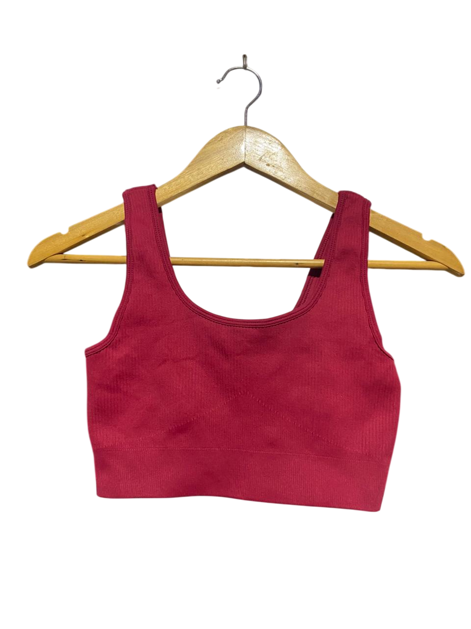 |S| BUST 13| B21| WOMEN'S BERRY PINK SEAMLESS SPORTS BRA