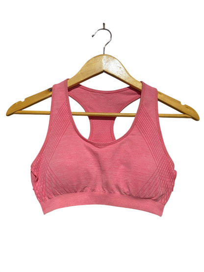 CIRCUIT |M| BUST 14| B21| WOMEN'S PREMIUM PINK SEAMLESS RACERBACK SPORTS BRA