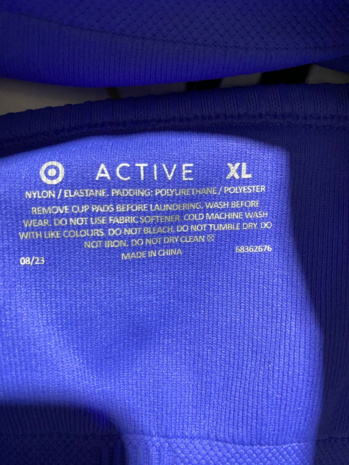 ACTIVE |XL| BUST 17| B20| WOMEN'S TURQUOISE BLUE SEAMLESS SPORTS BRA