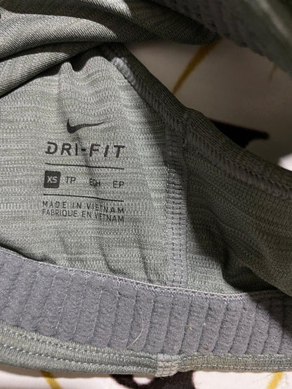 NIKE |XS| BUST 12| B20| DRI-FIT HEATHERED RACERBACK SPORTS BRA