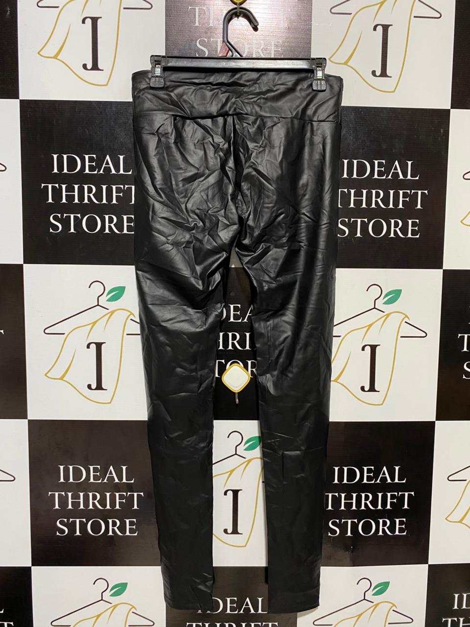 COTTON ON |M| WAIST 28| B20| FAUX LEATHER HIGH-WAIST LEGGINGS