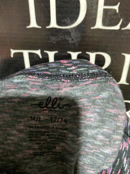 ELLI |XS| WAIST 24| B20| MULTICOLOR SPACE-DYE HIGH-WAISTED ATHLETIC LEGGINGS