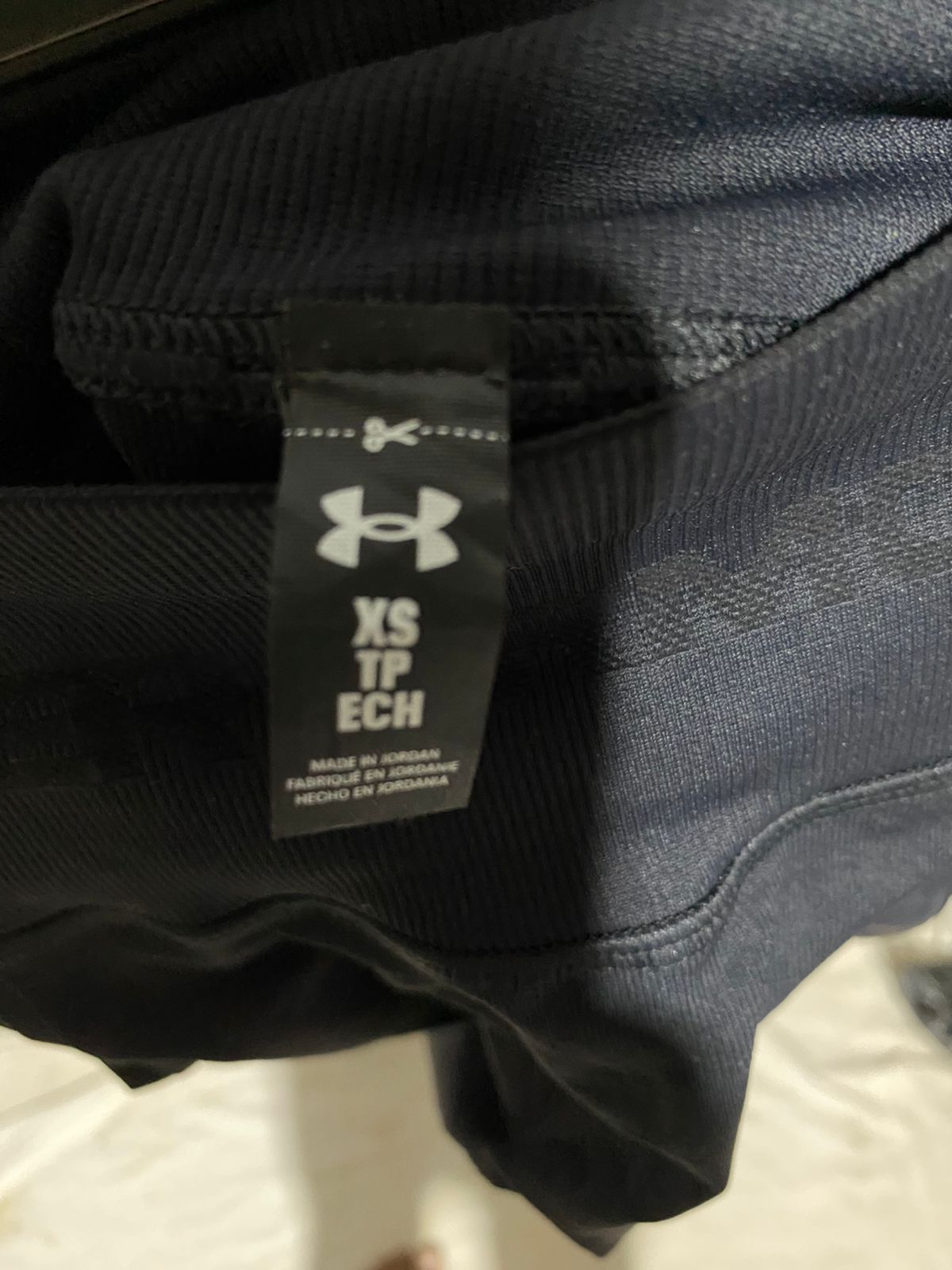 ANDER ARMOUR |XS| WAIST 22| B20| WOMEN'S HIGH-RISE BLACK BIKE SHORTS