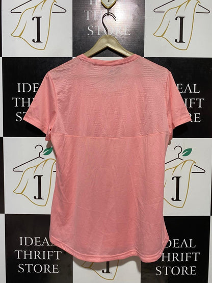ADIDAS |L| BUST 20| B20| AEROREADY WOMEN'S PINK RUNNING T-SHIRT