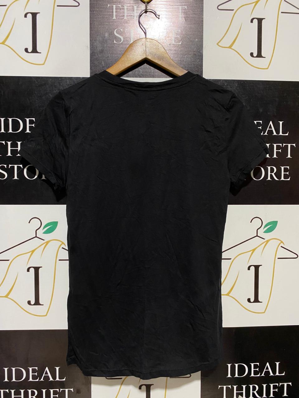CALVIN KLEIN |M| BUST 17| B20| PERFORMANCE BLACK V-NECK SHORT SLEEVE T-SHIRT