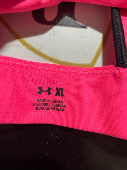 ANDER ARMOUR |XL| BUST 15| B20| WOMEN'S HOT PINK RACERBACK SPORTS BRA