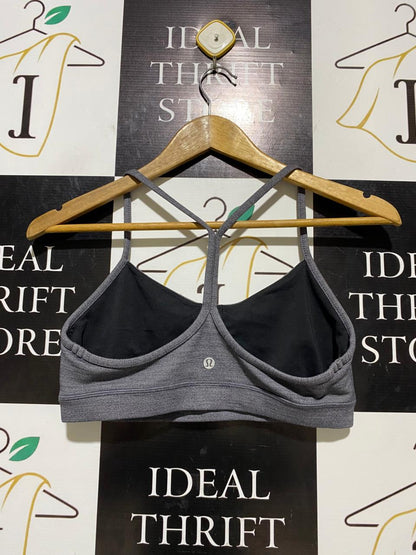 LULULEMON |M| BUST 15| B20| WOMEN'S HEATHER GREY RACERBACK SPORTS BRA