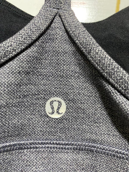 LULULEMON |M| BUST 15| B20| WOMEN'S HEATHER GREY RACERBACK SPORTS BRA